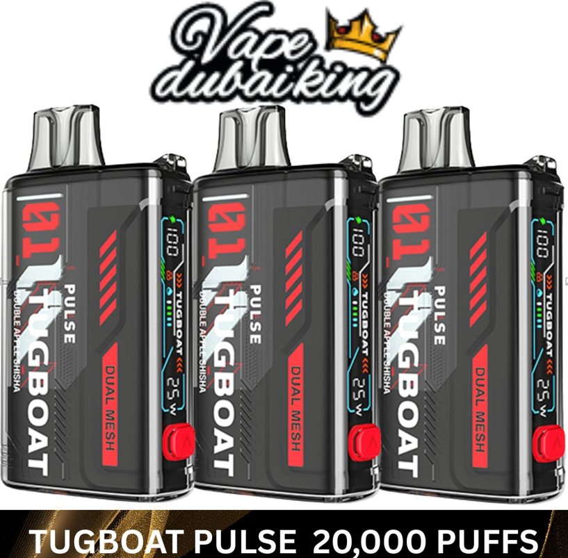 PORTABILITY MEETS PERFORMANCE: TUGBOAT PULSE 20000 PUFFS DISPOSABLE VAPE